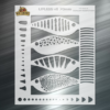 Lipless v2 70mm Fishing Lure Airbrush Stencil