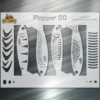 Whopper Plopper v1 90mm/110mm Fishing Lure Airbrush Stencil