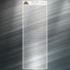 Scale v11 Large Format Mesh Fishing Lure Airbrush Stencil - 11" x 4"