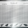Scale v2 Mesh Fishing Lure Airbrush Stencil