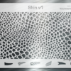 Skin v1 Mesh Fishing Lure Airbrush Stencil