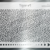 Tiger v1 Fine Mesh Fishing Lure Airbrush Stencil