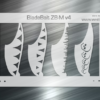 Blade Bait v4 Fishing Lure Airbrush Stencil - 2.4" - ZB-M